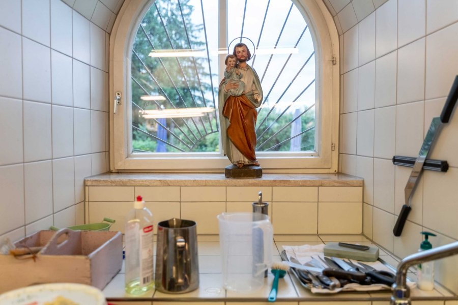 Heiligenfigur Küche